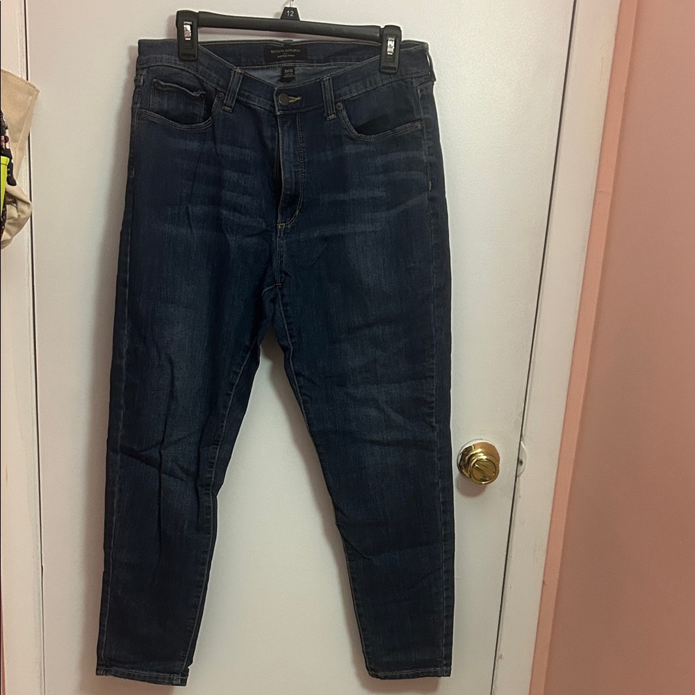Women's Dark Blue Banana Republic Denim Jeans